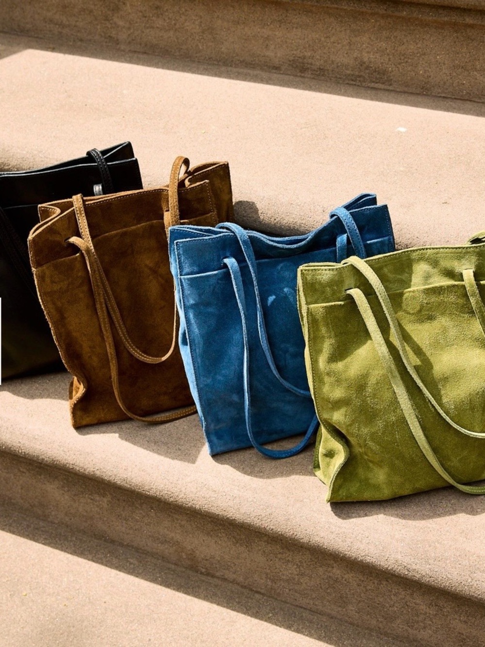 Parker Thatch blue suede magazine tote new nvr worn! Won’t leave up long! - Picture 8 of 8